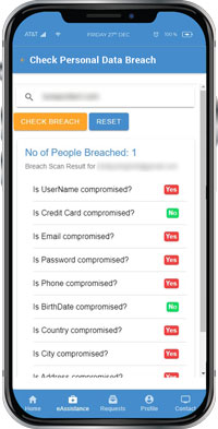 Check Personal Data Breach